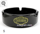 Carson Nugget, The Happiest Casino in the World, Carson City, Nevada - Yellow imprint Glass Ashtray