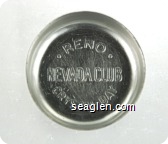 Reno, Nevada Club, Crystal Bay - Stamped imprint Metal Ashtray