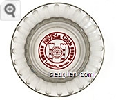 Del Webb's Nevada Club, Laughlin, Nevada - Red imprint Glass Ashtray