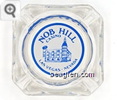 Nob Hill Casino, Las Vegas . Nevada - Blue on white imprint Glass Ashtray