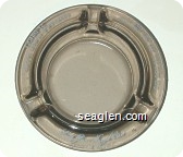 South Point Nevada Club Casino & Hotel, Keno - Dice - Poker - Slots, 21 - Bingo, P.O. Box 523, PH. 702-298-2512, Laughlin, Nevada - White imprint Glass Ashtray
