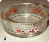 Nugget Casino - Motor Lodge, Sparks, Nevada Trader Dick's Chinese Restaurant, 6 Award Winning Restaurants - Red imprint Glass Ashtray