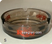 Old Reno Casino - Red imprint Glass Ashtray