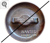 Pioche Club, Casino - Bar, Pioche, Nevada - White imprint Plastic Ashtray