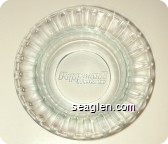 Peppermill Hotel Casino - Molded imprint Glass Ashtray