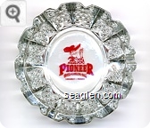 Pioneer Hotel & Gambling Hall, Laughlin - Nevada - Red imprint Glass Ashtray