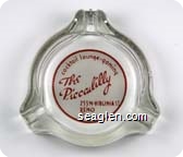 cocktail lounge - gaming, The Piccadilly, 233 N Virginia St, Reno - Red on white imprint Glass Ashtray