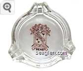 Piccadilly, Venite Vos Prodigi, Reno - Red on white imprint Glass Ashtray