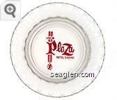 Union Plaza, Hotel/Casino - Red imprint Glass Ashtray