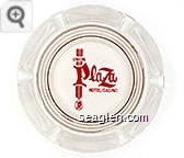 Union Plaza, Hotel/Casino - Red imprint Glass Ashtray