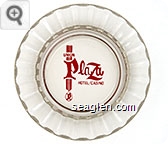 Union Plaza, Hotel/Casino - Red imprint Glass Ashtray