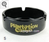 Plantation Casino - Yellow imprint Glass Ashtray