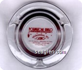 Potawatomi Bingo, Milwaukee, WI, Casino, 1721 W. Canal St. - Milwaukee, WI 53233, 1-800-PAYSBIG - 441-645-6888, www.paysbig.com - Red imprint Glass Ashtray