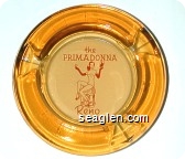 the Primadonna, Reno - Red on white imprint Glass Ashtray