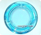 Primadonna, Club, Reno - White imprint Glass Ashtray