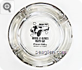 Bonnie & Clyde's Death Car, Primm Valley Resort & Casino - Black imprint Glass Ashtray