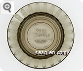 Four Queens, Hotel-Casino, Las Vegas, NV - Molded imprint Glass Ashtray