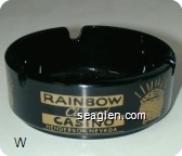 Rainbow Club and Casino, Henderson, Nevada - Yellow imprint Glass Ashtray