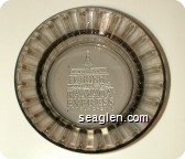 Ramada Express Hotel - Casino - Molded imprint Glass Ashtray