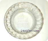 Ramada Express Hotel - Casino - Molded imprint Glass Ashtray
