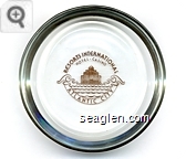 Resorts International Hotel - Casino, Atlantic City - Brown imprint Glass Ashtray