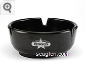 Resorts - White imprint Bakelite Ashtray