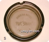 Riviera Hotel, Rik Shaw, Las Vegas - Etched imprint Glass Ashtray