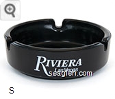 Riviera Las Vegas, Splash ... An Aquacade of Music & Dance, An Evening at La Cage - White imprint Glass Ashtray