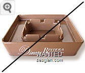 Dino's Riviera, Las Vegas, Delmonico - White imprint Bakelite Ashtray