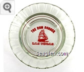 Rum Runner, Las Vegas - Red imprint Glass Ashtray