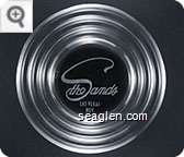 the Sands, Las Vegas, Nev. - Etched imprint Glass Ashtray