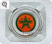 246 Silver Street, 738-9925, The Star Bar - Dining Room, Basque Family Style Dinners, Elko, Nevada - Green on orange imprint Glass Ashtray