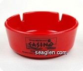 Shoalwater Bay Casino, Tokeland, WA, 866-834-7312, www.shoalwaterbaycasino.com - Black imprint Plastic Ashtray