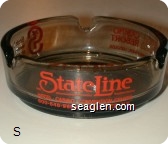 StateLine Hotel - Casino - Convention Center, 800-648-9668 Wendover, N.V., Silver Smith Casino-Resort, Wendover, Nevada, State Line Inn, Wendover, Utah, 801-662-2226 - Red imprint Glass Ashtray