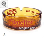 StateLine Hotel - Casino - Convention Center, 800-648-9668 Wendover NV, State Line Inn, Wendover, Utah, 801-665-2226, Silver Smith Casino - Resort, Wendover, Nevada - Red imprint Glass Ashtray