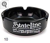StateLine Hotel - Casino - Convention Center, 800-648-9668 Wendover, N.V., Silver Smith Casino _ Resort, Wendover, Nevada, State Line Inn, Wendover, Utah, 801-662-2226 - White imprint Glass Ashtray