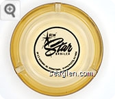 New Star Broiler, On U.S. Highway 40, Downtown, Winnemucca, Nevada - Black imprint Glass Ashtray