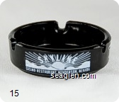 Skyline, Casino - Restaurant, Henderson, Nevada, Packaged Liquor, Cocktails, Restaurant, Slots, Poker, ''21'' - White imprint Glass Ashtray