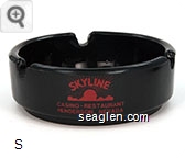 Skyline Casino - Restaurant, Henderson, Nevada, Slots, Poker, ''21'', Packaged Liquor, Cocktails, Restaurant - Red imprint Glass Ashtray