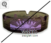 Skyline, Casino Restaurant, Henderson, Nevada, Packaged Liquor, Cocktails, Restaurant, Slots, Poker,''21'' - Violet imprint Glass Ashtray