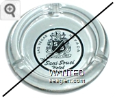 Las Vegas, Nevada, Without Care, The Sans Souci Hotel - Black on white imprint Glass Ashtray