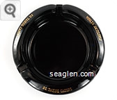 So. Tahoe Casino, Stateline, Nevada - Gold imprint Glass Ashtray