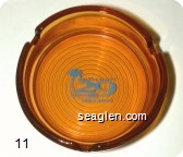 Spotlight 29 Casino, Table Games - Blue imprint Glass Ashtray