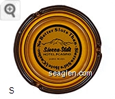 No Better Slots Than - Sierra Sid's Hotel/Casino, Sierra Sid's Hotel-Casino, Sparks, Nevada - Black on white imprint Glass Ashtray