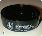 Stardust Hotel, World's Finest Resort Hotel, An Argent Corp. Resort, Las Vegas, Nevada - White imprint Glass Ashtray