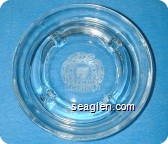 7 Cedars Casino - White imprint Glass Ashtray