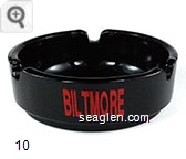 Tahoe Biltmore, Crystal Bay, NV - Red imprint Glass Ashtray