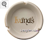 Ivana's - Gold imprint Porcelain Ashtray