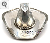 Thunderbird Hotel, Las Vegas, Nev - Stamped imprint Metal Ashtray