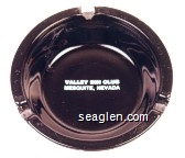 Valley Inn Club, Mesquite, Nevada - White imprint Glass Ashtray